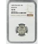 Free City of Krakau, 10 groszy 1835 - NGC AU58