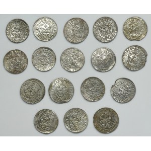 Set, Sigismund III Vasa, Schilling Riga 1621 (17 pcs.)