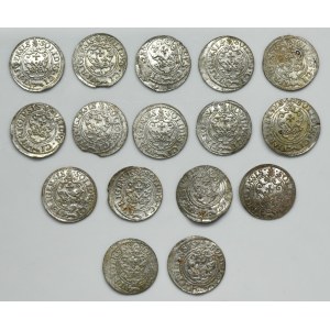 Set, Sigismund III Vasa, Schilling Riga 1621 (16 pcs.)