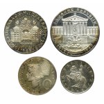 Set, Austria, II Republic, Schilling Wien 1968 (4 pcs.)