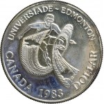Canada, Elizabeth II, 1 Dollar Ottawa 1983 - World University Games, Edmonton