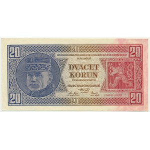 Czechoslovakia, 20 Korun 1926