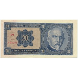 Czechoslovakia, 20 Korun 1926