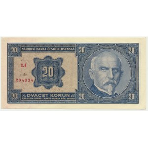 Czechoslovakia, 20 Korun 1926