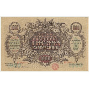 Ukraine, 1.000 Karbovanez (1918)