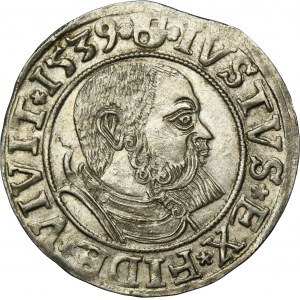 Duchy of Prussia, Albrecht Hohenzollern, Groschen Königsberg 1539 - PRVSS