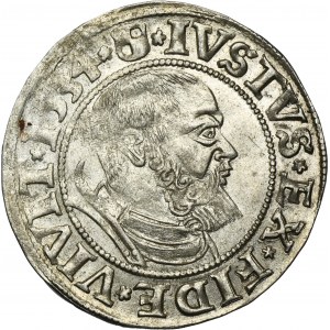 Duchy of Prussia, Albrecht Hohenzollern, Groschen Königsberg 1534 - PRVS