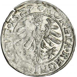 Sigismund I the Old, Groschen Krakau 1527 - VERY RARE