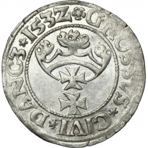 Sigismund I the Old, Groschen Danzig 1532 - PR