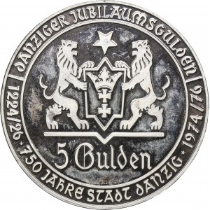 Medal 750th Anniversary of the City of Danzig 1976 - ship