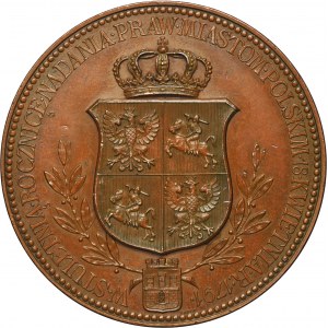 Medal Jan Dekert President of the City of Warsaw 1891