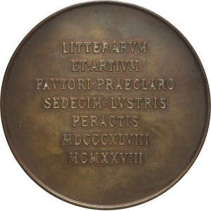 Medal Carolus of Brzezie count. Lanckoroński 1928 - VERY RARE
