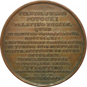 Poniatowski, Medal Stanisław Szczęsny Potocki 1786