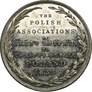 Medal Polonia in exile 1833 - RARE