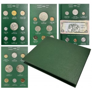 Set, Set of FAO coins from all over the world and one banknote (ca. 32 pcs.)