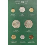 Set, Set of FAO coins from all over the world and one banknote (ca. 32 pcs.)
