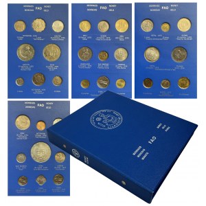 Set, FAO coins from all over the world (ca. 34 pcs.)
