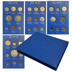 Set, FAO coins from all over the world (ca. 34 pcs.)