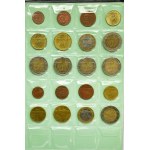 Set, Europa, Three albums with Euro coins (ca. 304 pcs.)