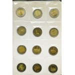 Set, Europa, Three albums with Euro coins (ca. 304 pcs.)