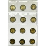 Set, Europa, Three albums with Euro coins (ca. 304 pcs.)