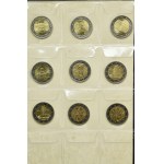 Set, Europa, Three albums with Euro coins (ca. 304 pcs.)