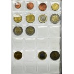 Set, Europa, Three albums with Euro coins (ca. 304 pcs.)