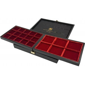 Elegant coin box by the Italian company Abafil Milano (2 pcs.)
