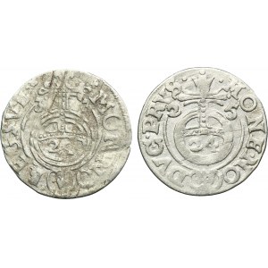 Set, Elbing under Sweden and Ducal Prussia, 3 Polker (2 pcs.)