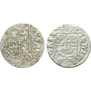Set, Elbing under Sweden and Ducal Prussia, 3 Polker (2 pcs.)