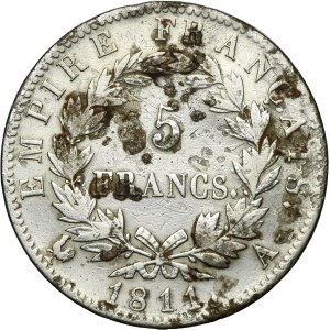France, Napoleon I, 5 Francs Paris 1811 A