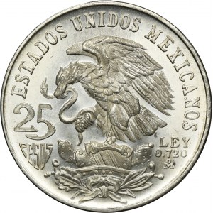 Mexico, Republic, 25 Pesos Mezico 1968 - 19th Olympic Games