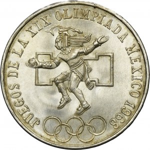 Mexico, Republic, 25 Pesos Mezico 1968 - 19th Olympic Games