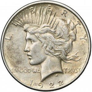 USA, 1 Dollar Philadelphia 1922 - Peace
