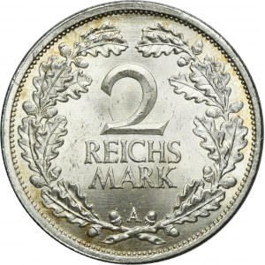 Germany, Weimar Republic, 2 Mark Berlin 1925 A