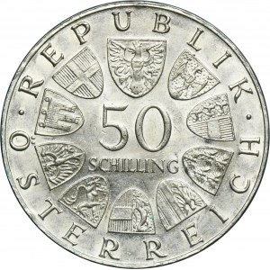 Rakúsko, Druhá republika, 50 šilingov Viedeň 1969 - Maximilián I.