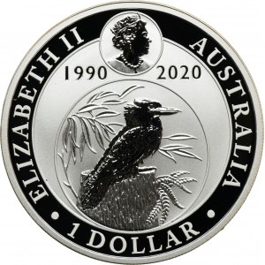 Australia, Elizabeth II, 1 Dollar Perth 2020 P - Kookaburra