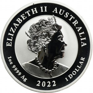 Australie, Elizabeth II, 1 Dollar Perth 2022 P - Kuoka