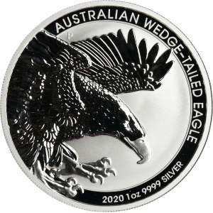 Australia, Elizabeth II, 1 Perth Dollar 2020 - Australian Wedge-Tailed Eagle