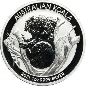 Australia, Elizabeth II, 1 Perth Dollar 2021 P - Koala