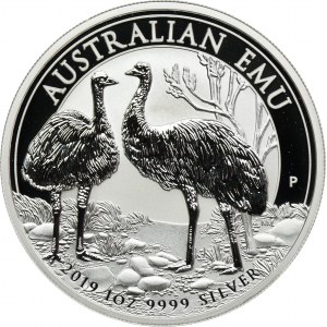 Australie, Elizabeth II, 1 Dollar Perth 2019 P - Emu