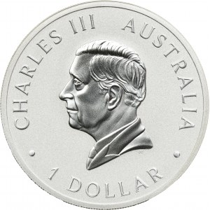 Australia, Charles III, 1 Perth Dollar 2024 P - Emu