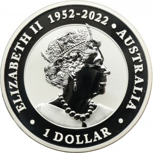 Austrália, Charles III, 1 dolár Perth 2023 P - Emu