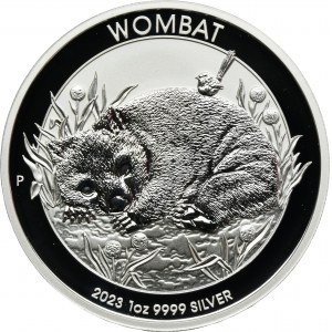 Australie, Charles III, 1 Dollar Perth 2023 P - Wombat