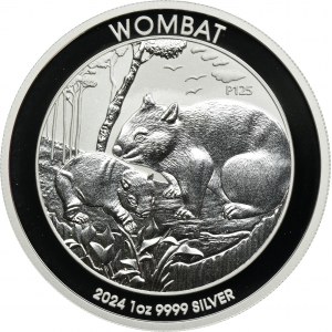 Australia, Charles III, 1 Perth Dollar 2024 P - Wombat