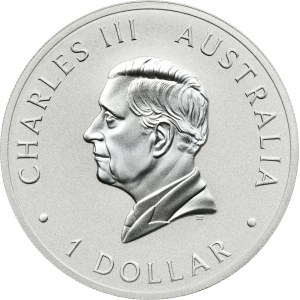 Australia, Charles III, 1 Perth Dollar 2024 P - Wombat
