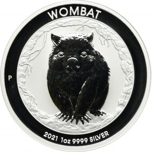 Australia, Elizabeth II, 1 Perth Dollar 2021 P - Wombat
