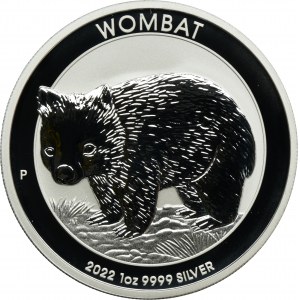 Australie, Elizabeth II, 1 Dollar Perth 2022 P - Wombat