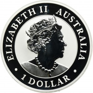 Australie, Elizabeth II, 1 Dollar Perth 2022 P - Wombat