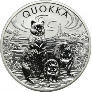 Australia, Charles II, 1 Perth Dollar 2024 P - Quokka